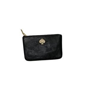 Kate Spade Leroy Street Bacchus Leather Wristlet Black 2360